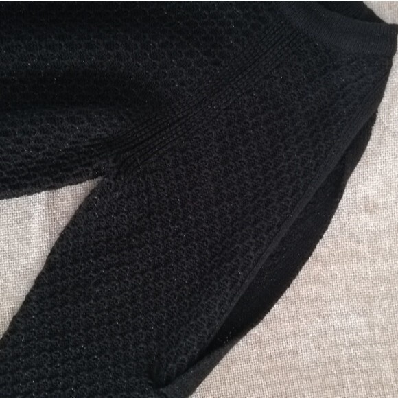 Maurice Black Glitter Sweater with Arm Key Holes - Picture 3 of 4